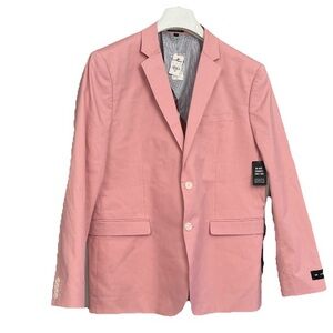 Express Pink Sport Coat with Notched Lapels size 46R extra slim brand new.